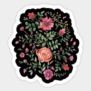 Floral #032 Sticker